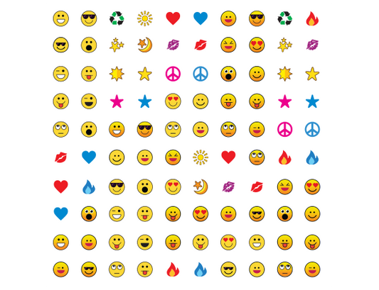 Invisalign stickables emoji and faces theme