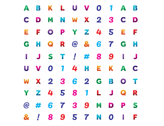 Lettere Invisalign Stickables™ 