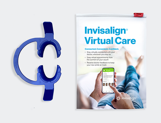 Dispositif de retenue de joue pour Invisalign® Virtual Care 