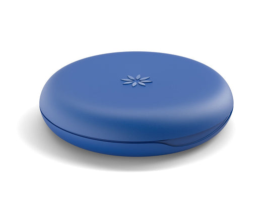 Estuche para aligners Invisalign de color azul real